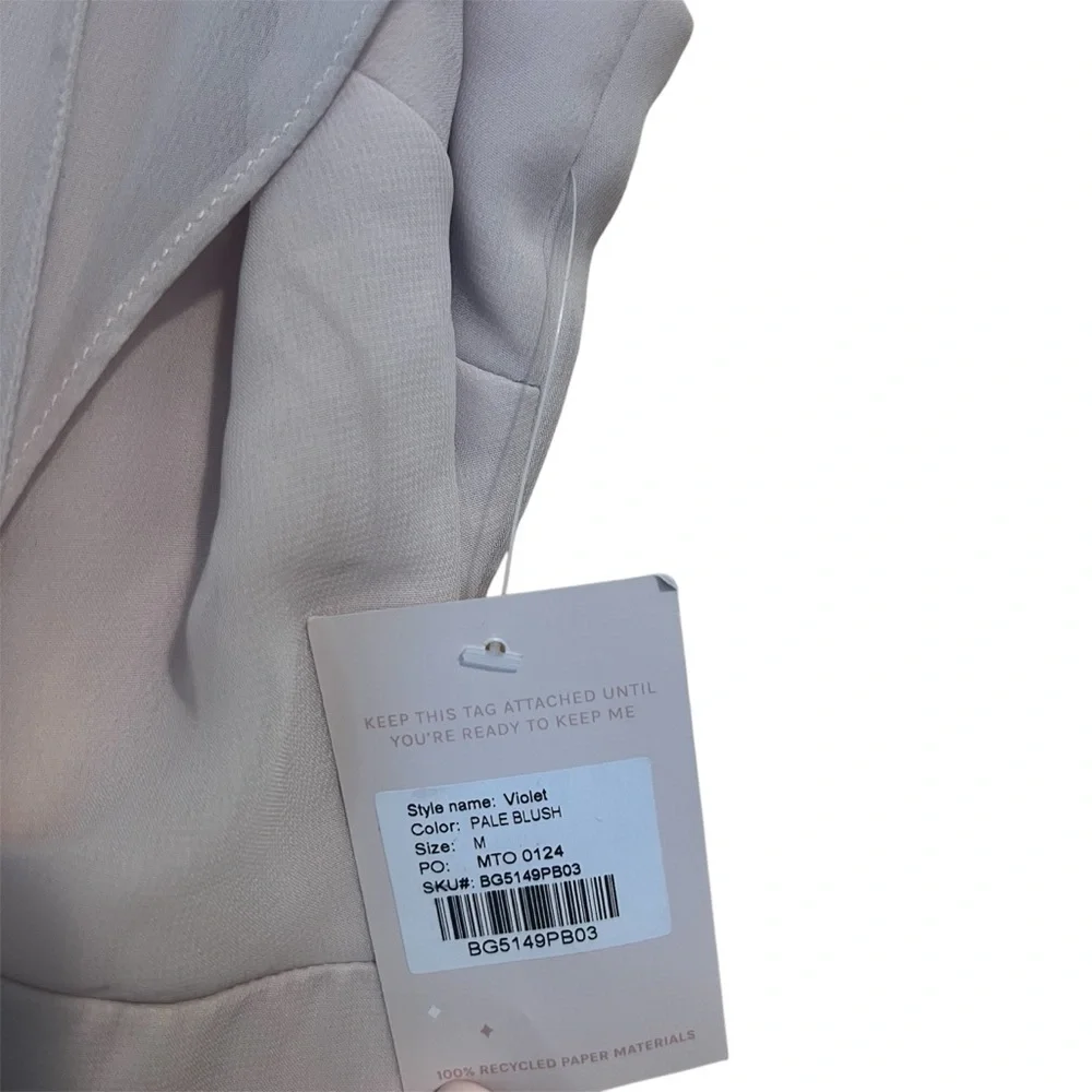 NWT Birdy Grey Violet Dress Pale Blush - Picture 4 of 5